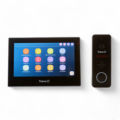 Комплект відеодомофона WiFi + Ethernet Tervix Pro Line Smart Video Door Phone System (475420) 475420 фото