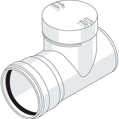 Ревізія &Oslash;125 Rehau Raupiano Plus (120634001) 120634001 фото