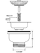 Злив McALPINE 1 1/2", до кухонної мийки (BSW50P-POL) BSW50P-POL фото 2