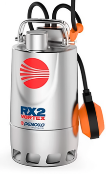 Дренажний насос Pedrollo RXm 3/20, 10.8 м&sup3;/год, 9 м, 0.55 кВт, з поплавковим вимикачем (48TXV13A1U) 48TXV13A1U фото