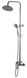 Душевая система Topaz Zara, хром (13702-H37) 13702-H37 фото 1