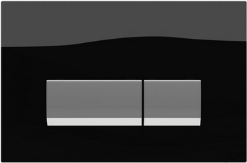 Змивна клавіша Koller Pool Integro, Black Glass (INTEGRO BLACK) INTEGRO BLACK фото