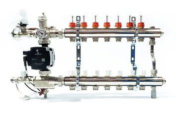 Комплект коллекторов LUXOR/10 вых. с насосом GRUNDFOS UPM FLEX (L-GRUFL-10) L-GRUFL-10 фото