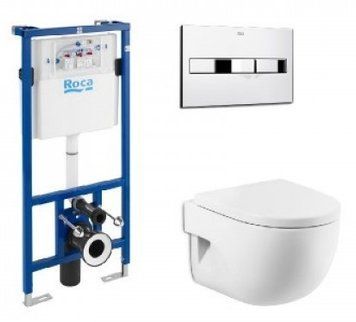 Инсталляция с унитазом Roca Pro 3 в 1 (A34H249000+A890096001+A89) A34H249000+A890096001+A89 фото