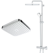 Душова система Grohe Tempesta Cosmopolitan System 250 Cubе з термостатом, хром (26689000) 26689000 фото 1
