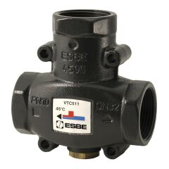 ESBE VTC511 Rp1" kvs9 50С 3-ходовой клапан для котлов на твердом топливе 